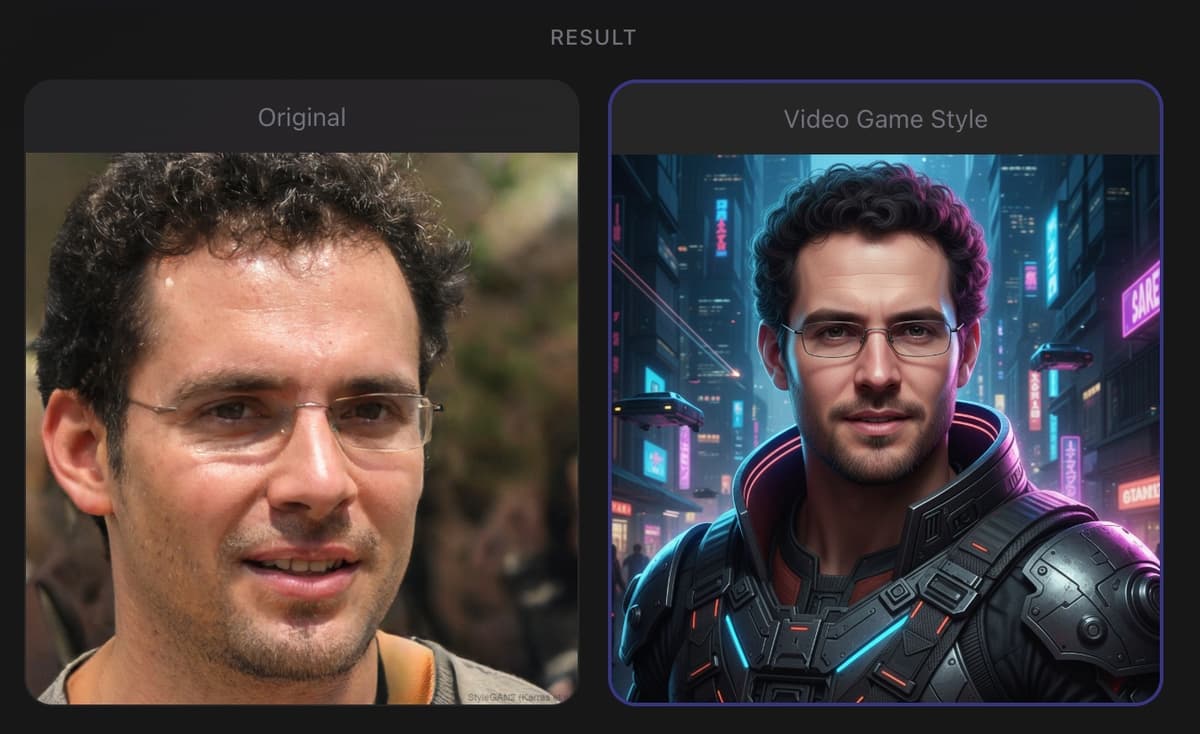 Anime style avatar example